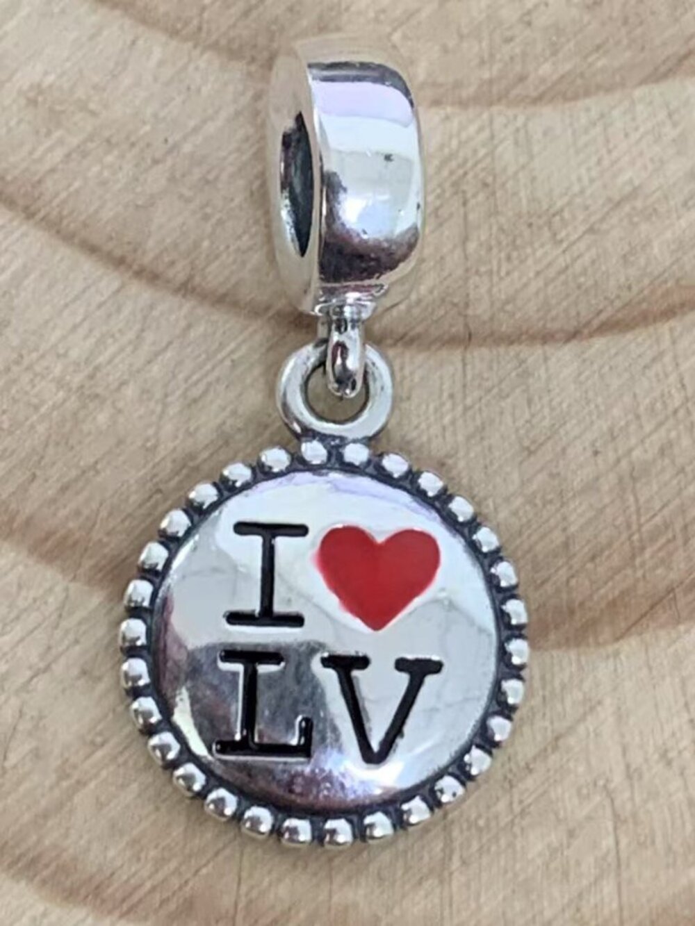 Pandora I Love Las Vegas Dangle Charm, S925 Silver Jewelry